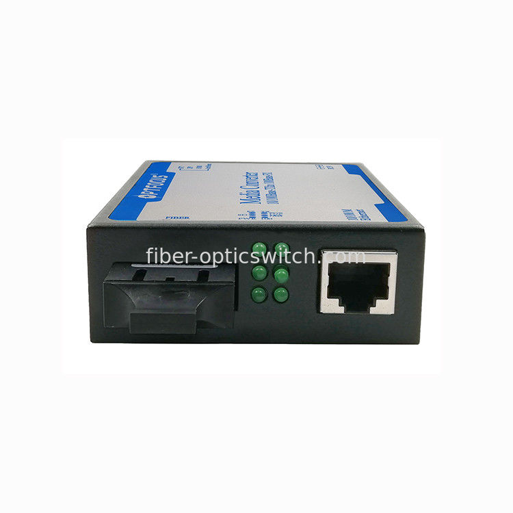 Fast Ethernet Fiber Optic Equipment 10/100Mbps Single Mode 20km 25km USB Power Supply