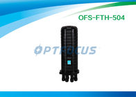 Outdoor 96 Cores Fiber Optic Enclosures 490×220 mm Pole Mounting  6 Port