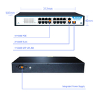 NVR IP Camera 16 Port Poe Switch 2*10/100/1000mbps UP-Link Port + 1*SFP
