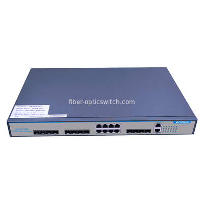 50W Epon 8 Port Olt Compatible With HUAWEI / ZTE ONU 8 EPON 8GE RJ45 4 10GE SFP Ports