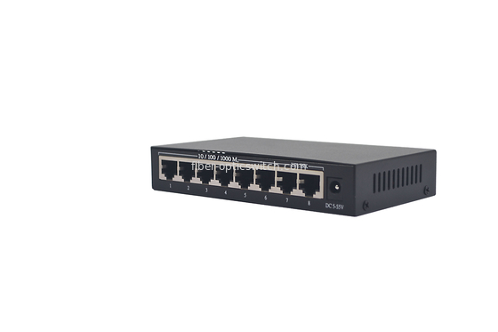 AUTO Negotiation PoE Ethernet Switch Recycling 8 Port 10/100/1000M Switch External PS
