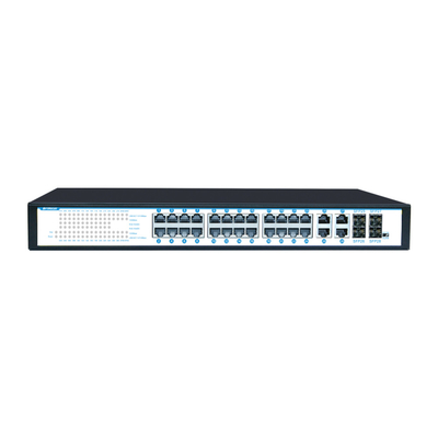 Factory OEM/ODM Switch Tvwplink Gigabit Poe 28 port 24*10/100/1000mbps POE port,4*1000mbps UP-Link port,4*1000mbps SFP