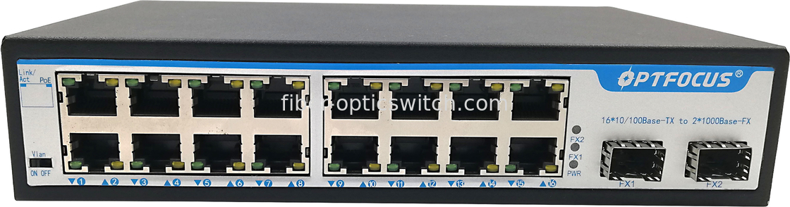 Security Camera CCTV IP Camera 16 Port Gigabit Poe Switch Managed Ethernet Network Switch