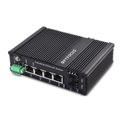 4.5kg Häfen des Schalter-20W 10Gbps 24 aus optischen Fasern mit Stall